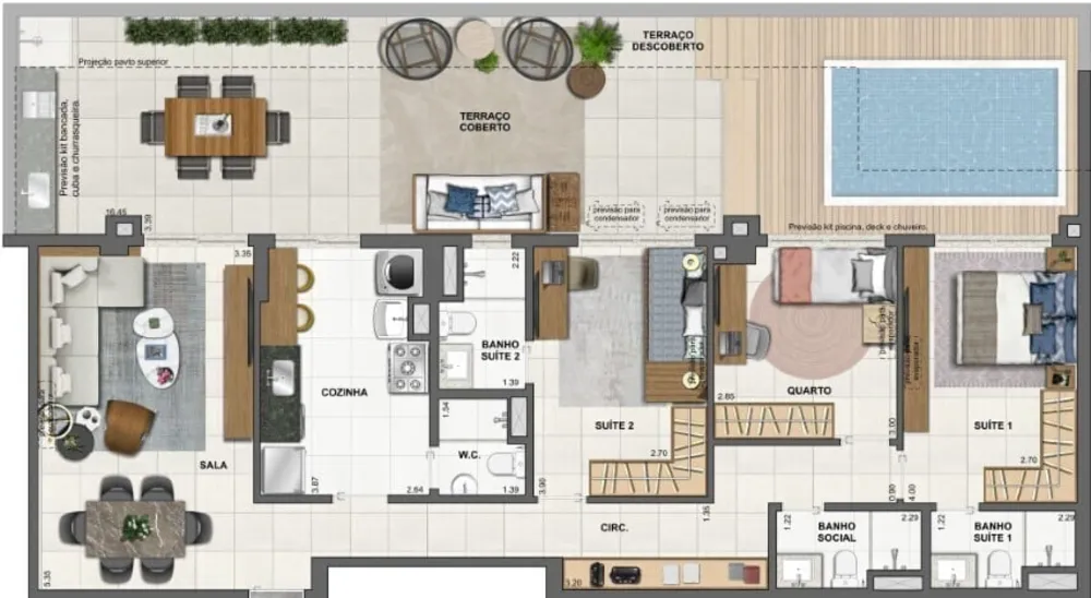 Apartamento, 4 quartos, 165 m² - Foto 106
