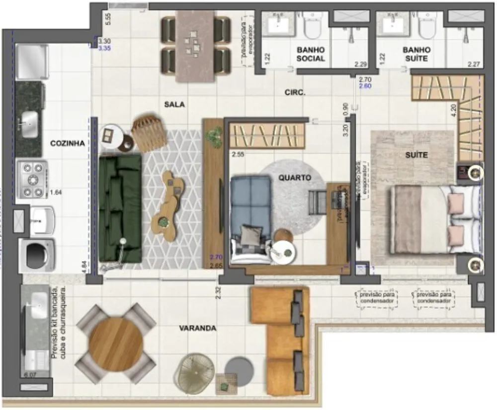 Apartamento, 4 quartos, 165 m² - Foto 100