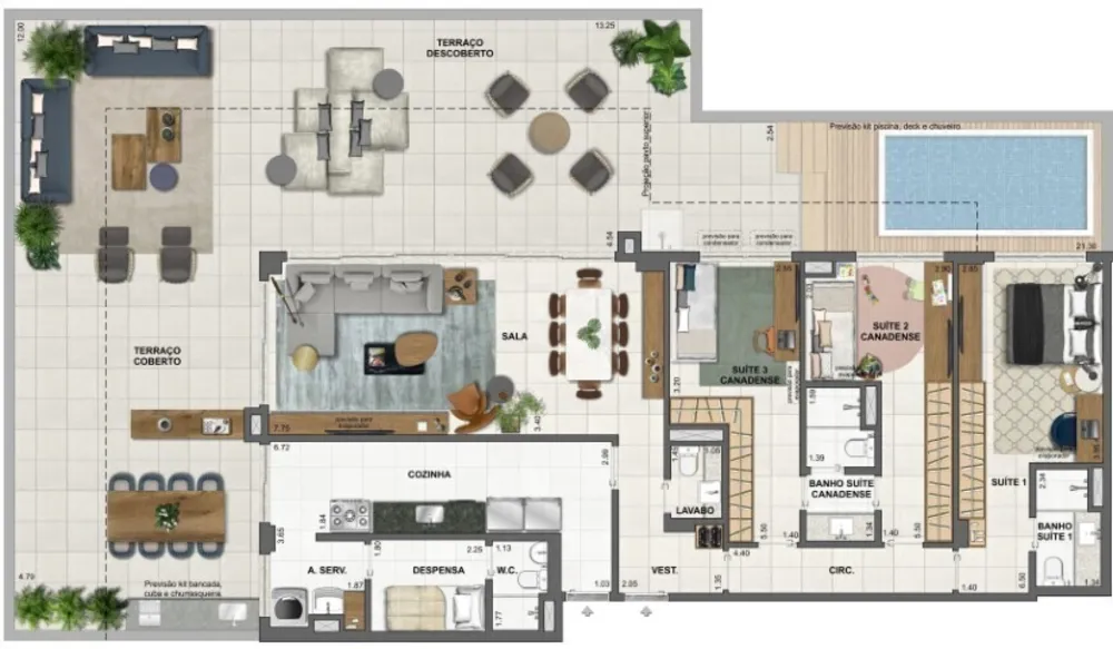 Apartamento, 4 quartos, 165 m² - Foto 80