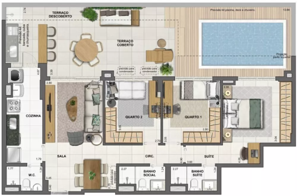 Apartamento, 4 quartos, 165 m² - Foto 59