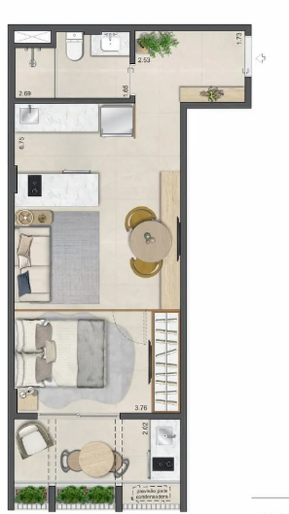 Apartamento, 2 quartos, 45 m² - Foto 32