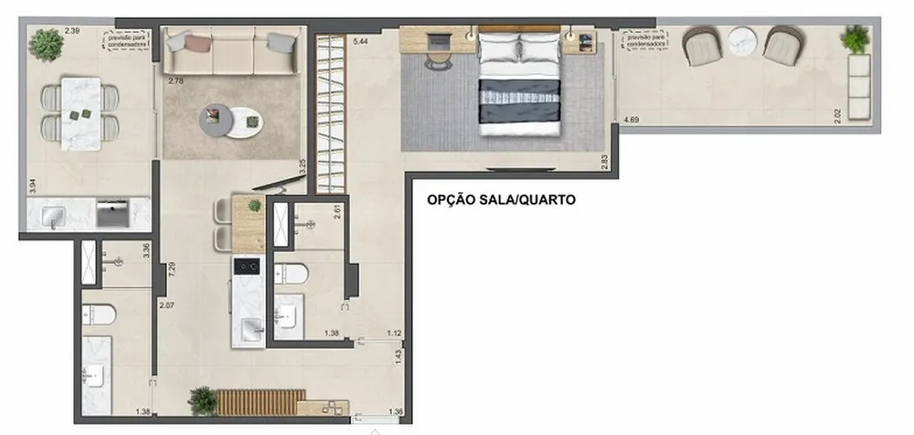 Apartamento, 2 quartos, 45 m² - Foto 37