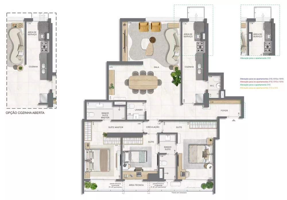 Apartamento, 3 quartos, 131 m² - Foto 71