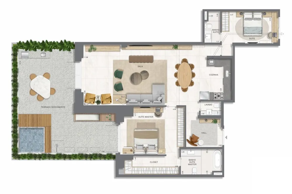 Apartamento, 3 quartos, 131 m² - Foto 42