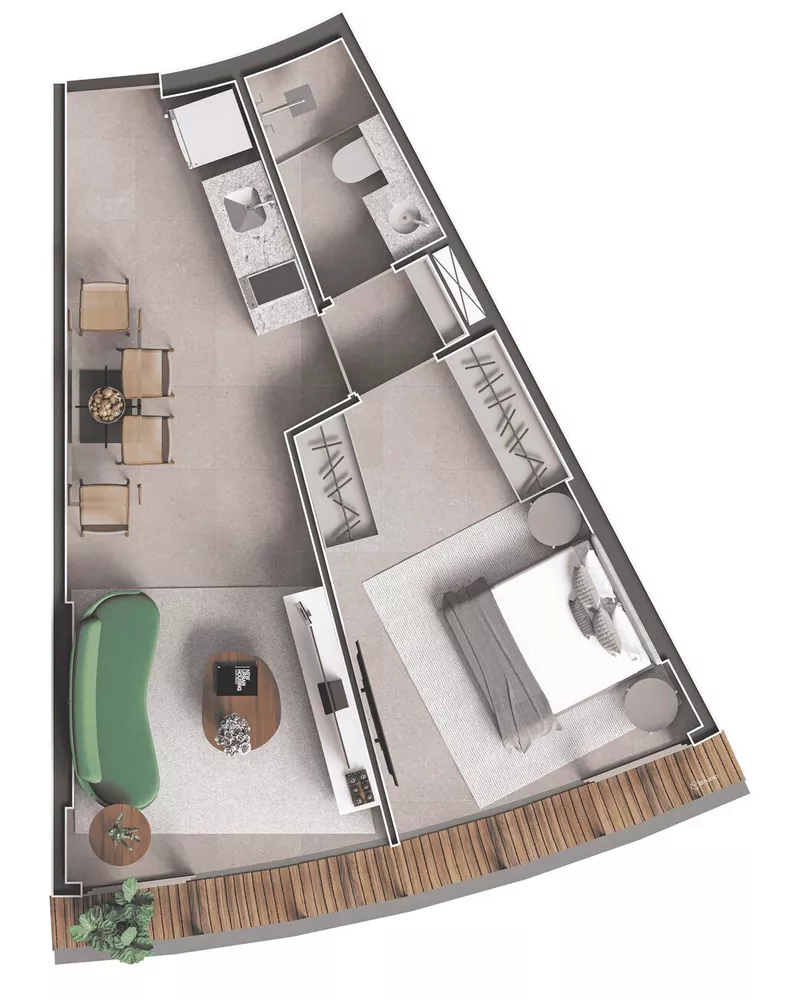Cobertura, 1 quarto, 80 m² - Foto 32