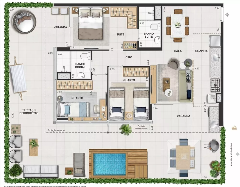 Apartamento, 2 quartos, 60 m² - Foto 61