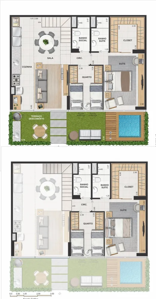Apartamento, 2 quartos, 60 m² - Foto 118
