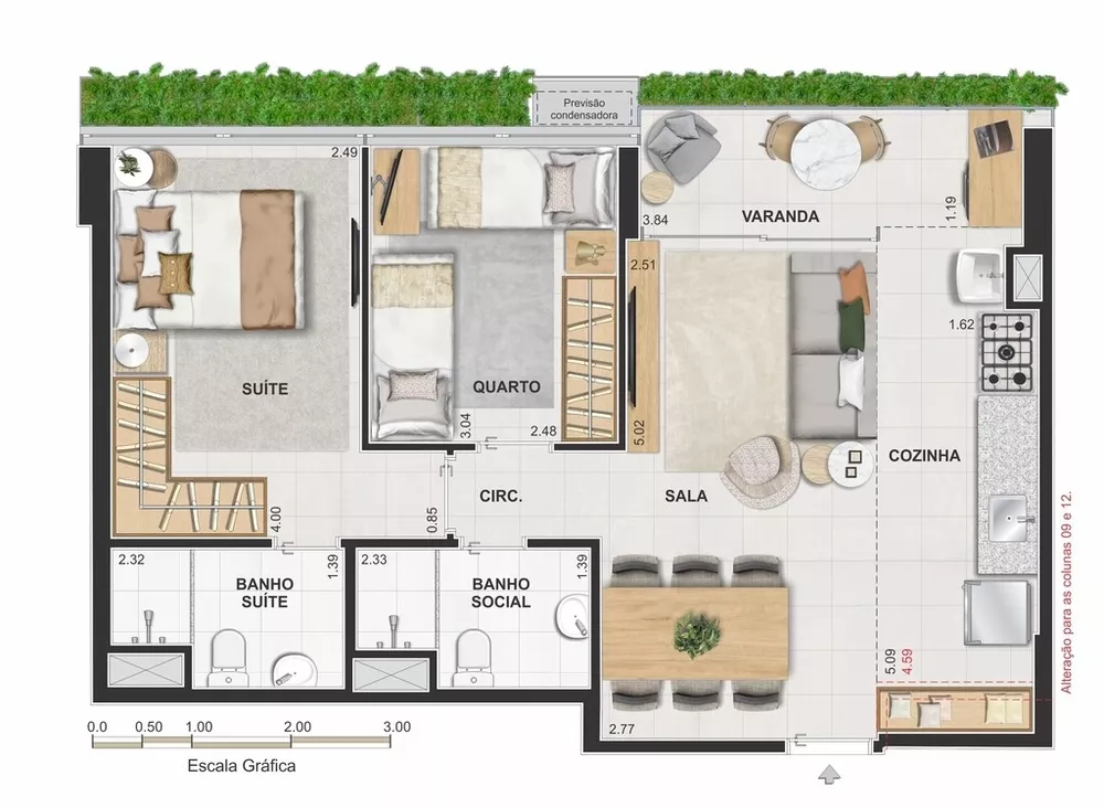 Apartamento, 2 quartos, 60 m² - Foto 46