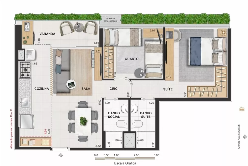 Apartamento, 2 quartos, 60 m² - Foto 47