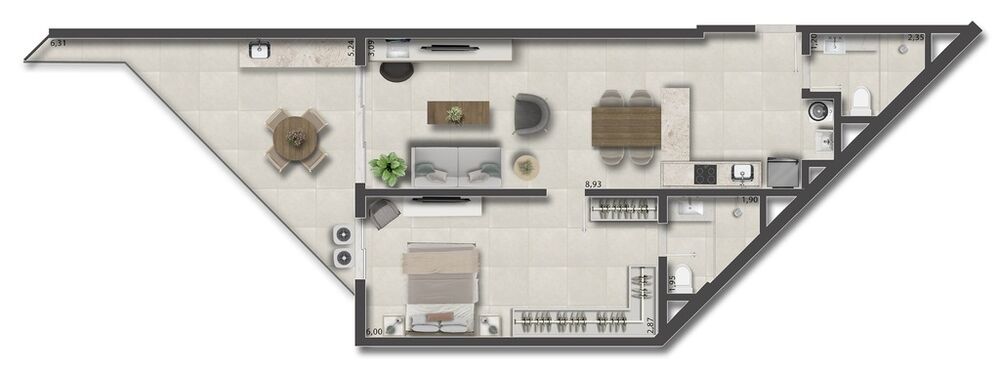 Apartamento, 1 quarto, 77 m² - Foto 14