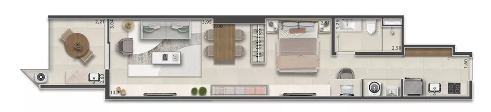Apartamento, 1 quarto, 77 m² - Foto 63