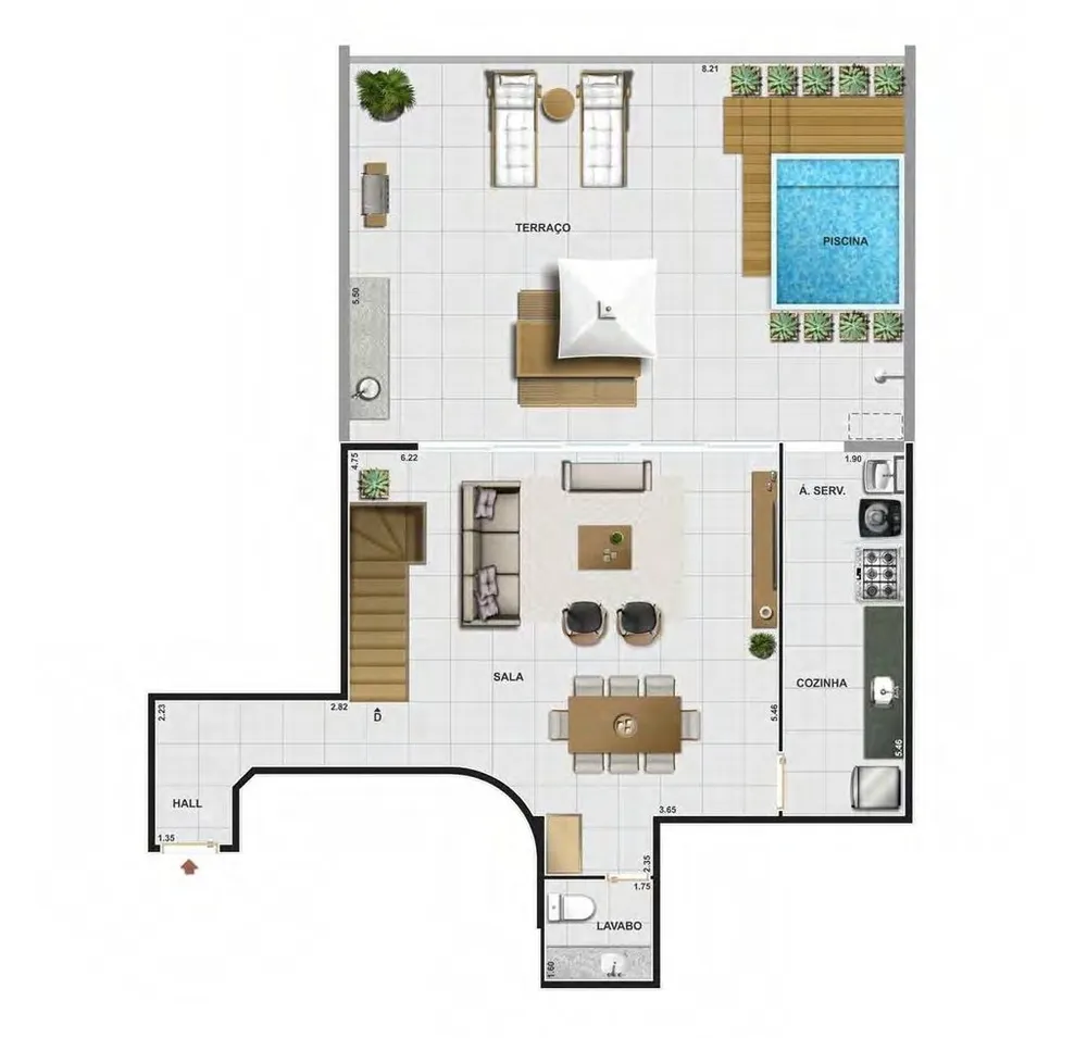 Apartamento, 3 quartos, 195 m² - Foto 39