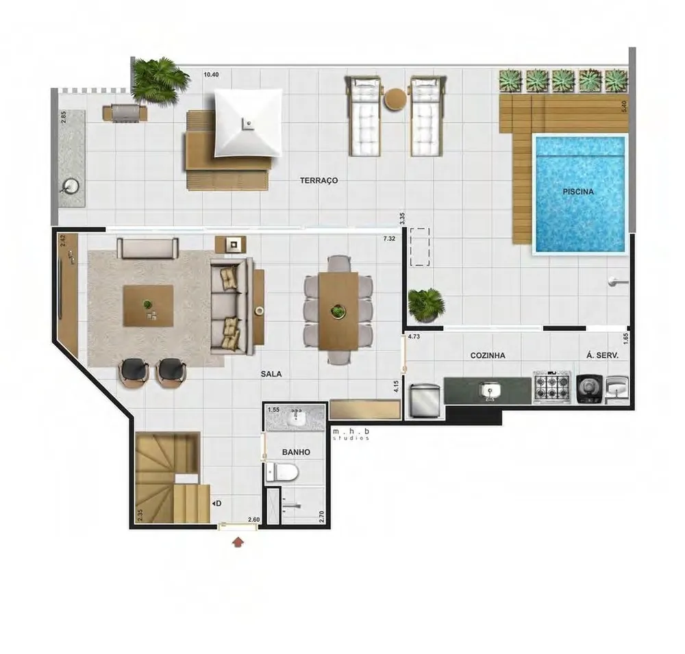 Apartamento, 3 quartos, 195 m² - Foto 35