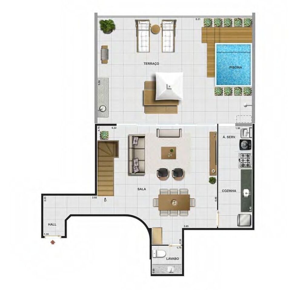Apartamento à venda com 3 quartos, 195m² - Foto 16