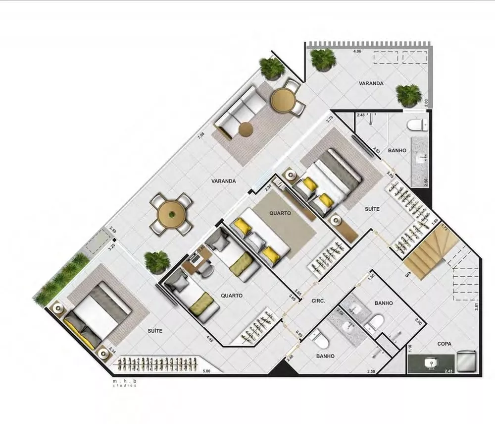 Apartamento, 3 quartos, 195 m² - Foto 15