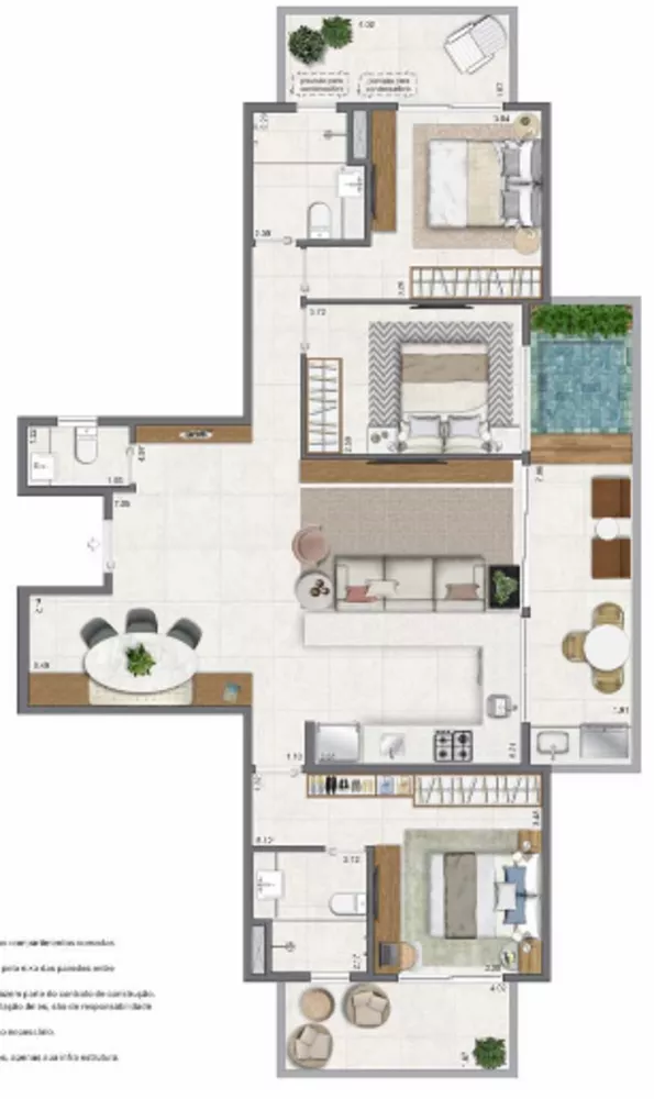 Apartamento, 3 quartos, 116 m² - Foto 12