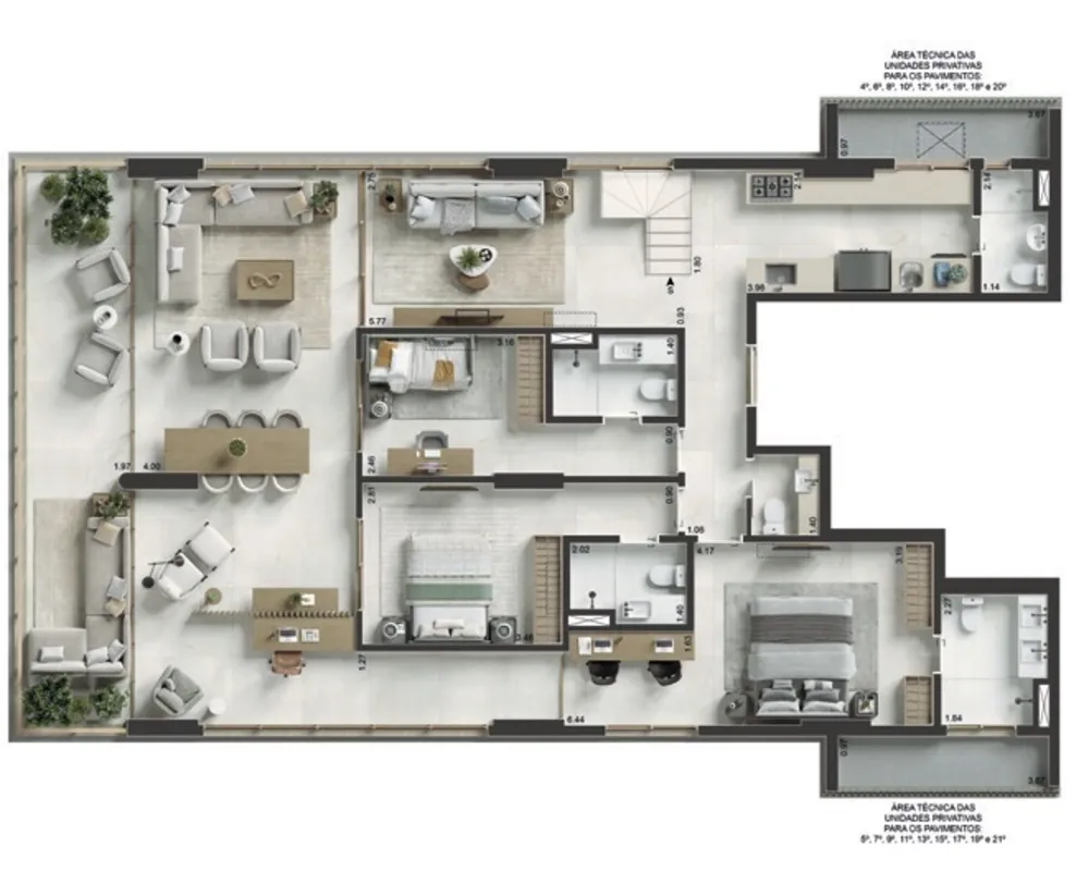 Apartamento, 3 quartos, 167 m² - Foto 29