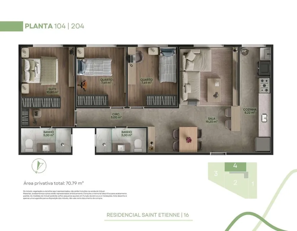 Cobertura, 3 quartos, 158 m² - Foto 33