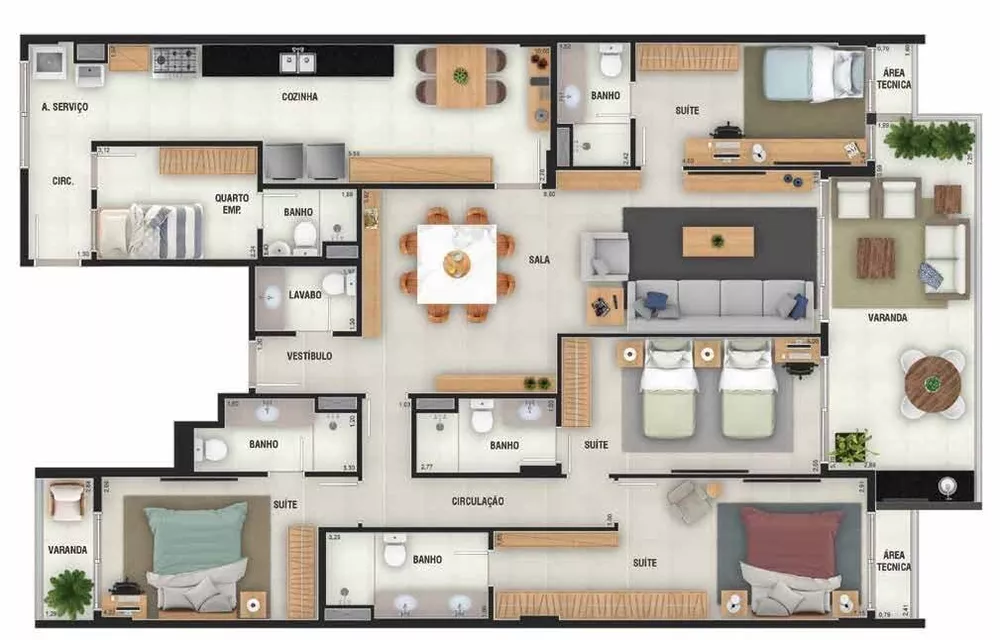 Apartamento, 4 quartos, 145 m² - Foto 35