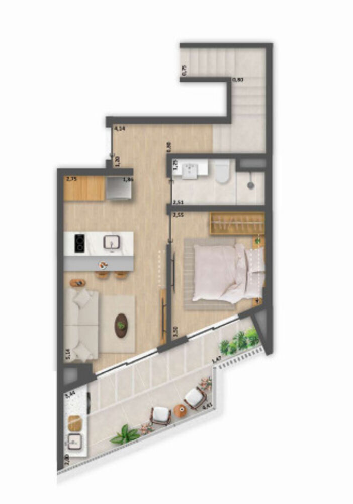 Apartamento, 2 quartos, 43 m² - Foto 17