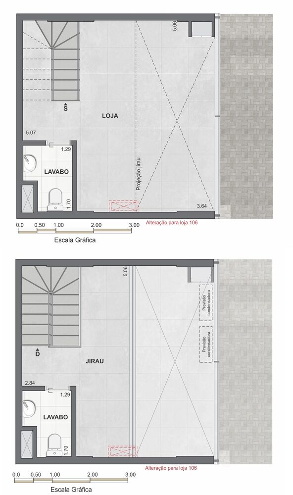 Loja-Salão, 80 m² - Foto 3