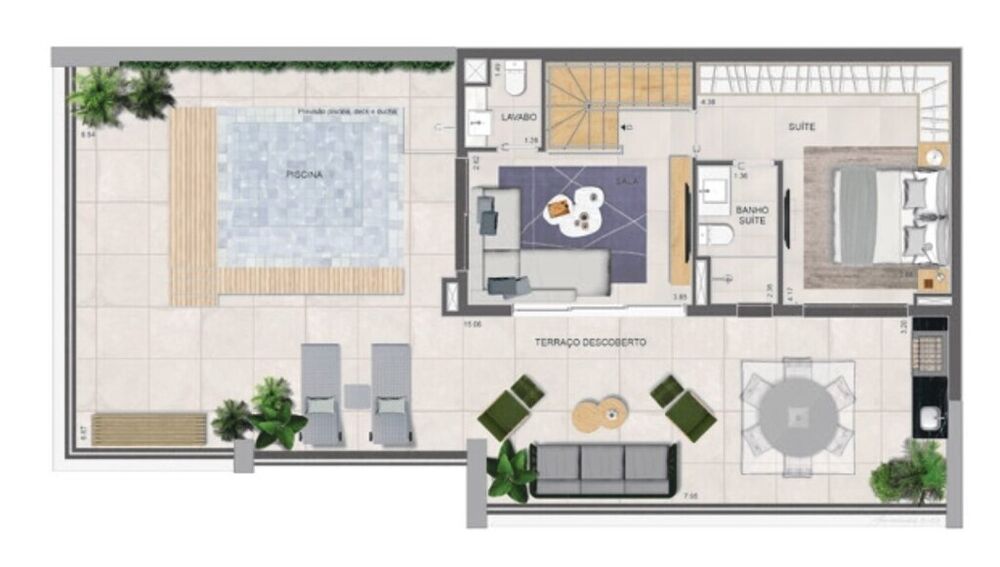 Cobertura à venda com 3 quartos, 243m² - Foto 4