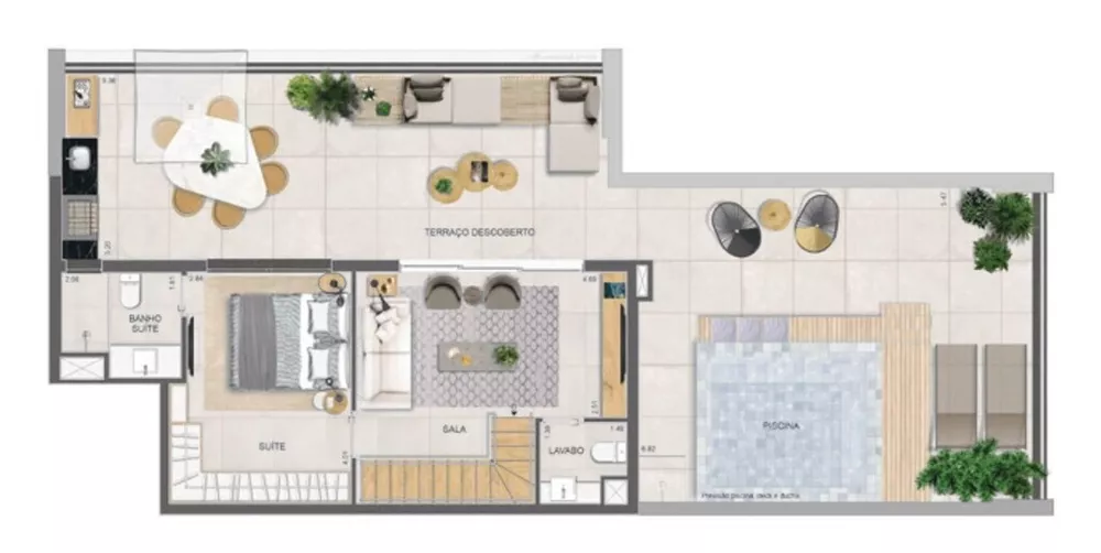 Cobertura, 3 quartos, 243 m² - Foto 1