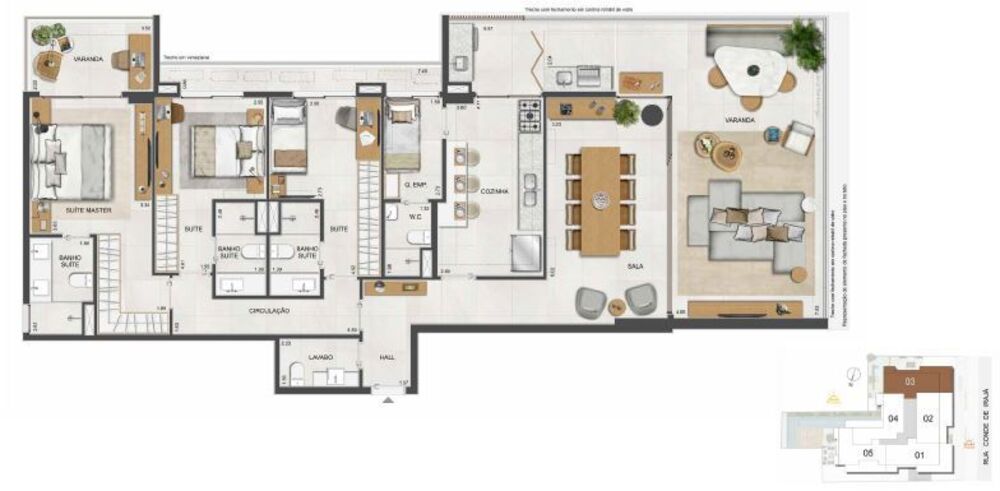 Apartamento, 3 quartos, 166 m² - Foto 34