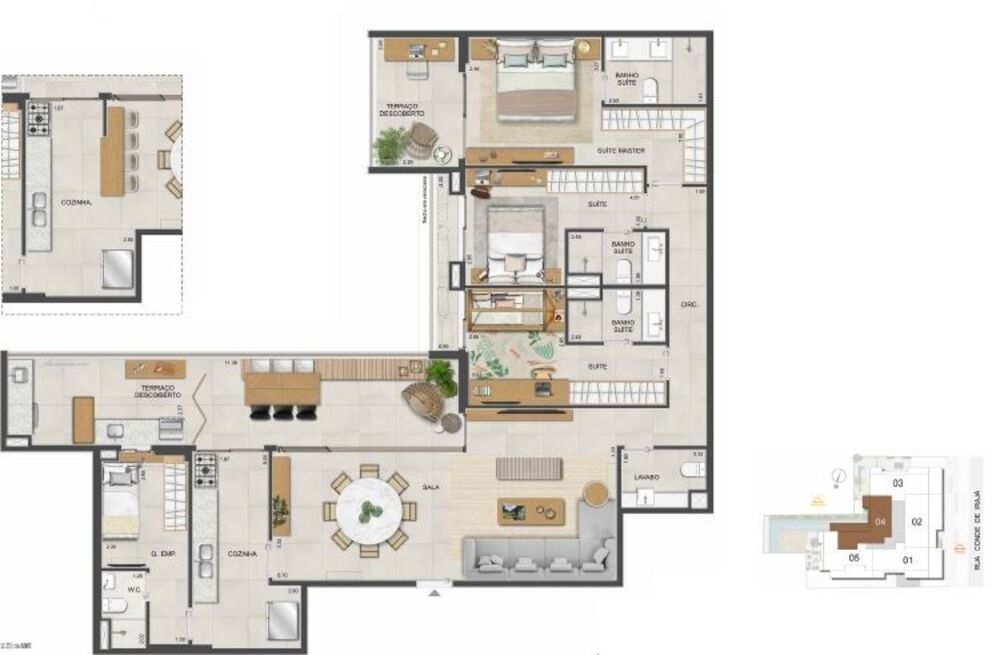 Apartamento, 3 quartos, 166 m² - Foto 25