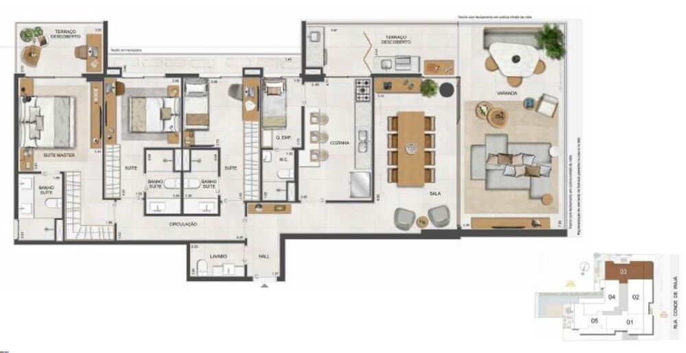 Apartamento, 3 quartos, 166 m² - Foto 32