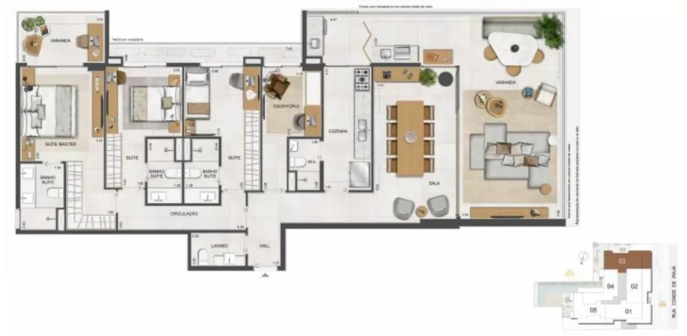 Apartamento, 3 quartos, 166 m² - Foto 37