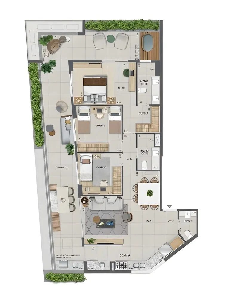Apartamento, 3 quartos, 125 m² - Foto 68