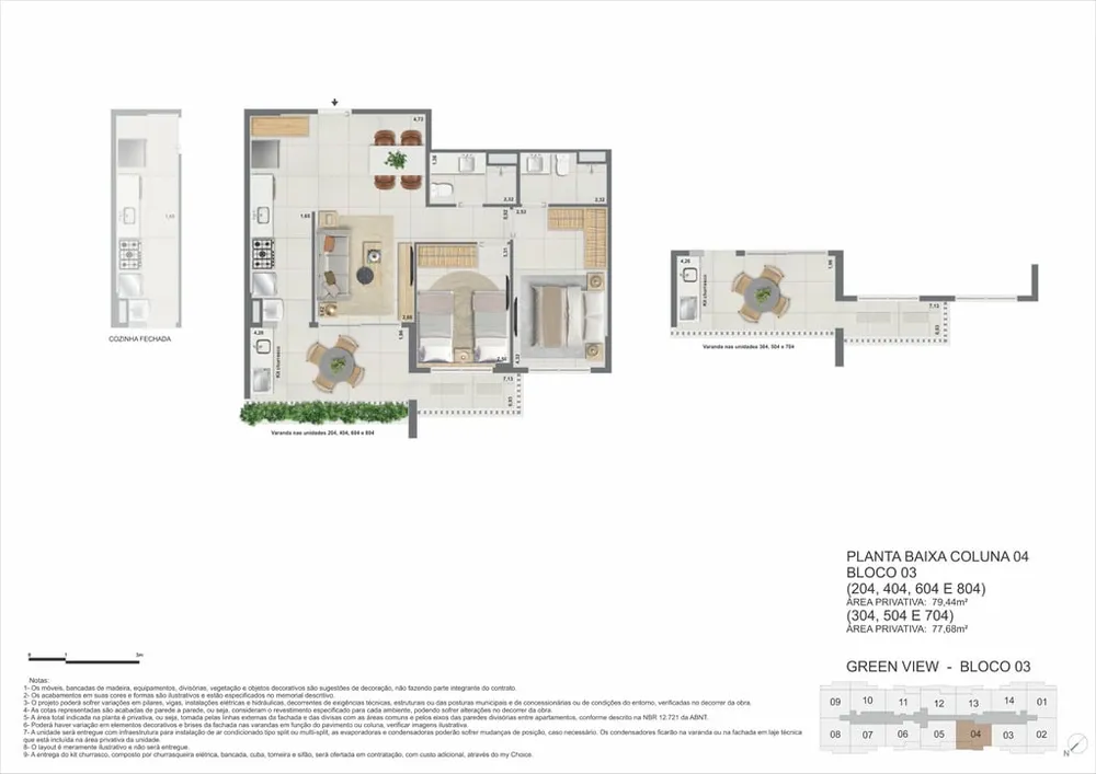 Apartamento, 3 quartos, 103 m² - Foto 64