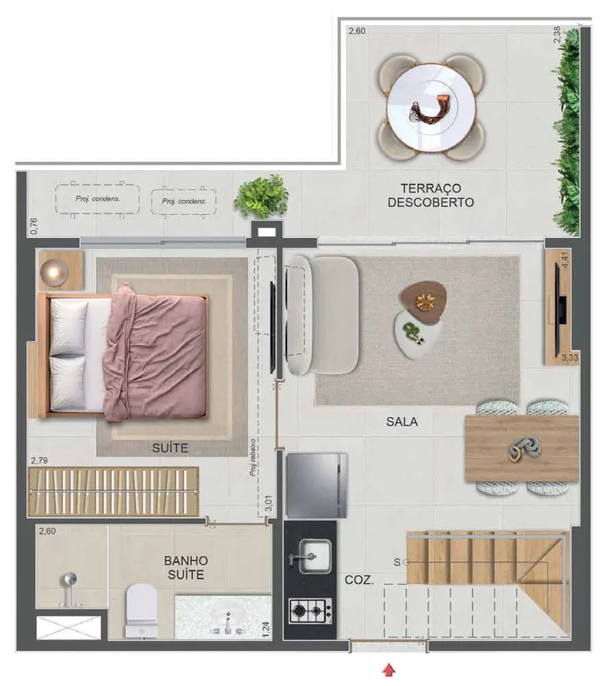 Cobertura, 2 quartos, 110 m² - Foto 43