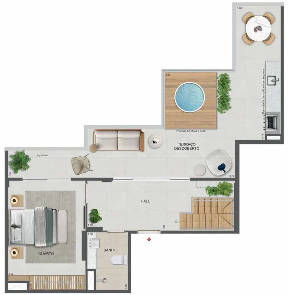 Cobertura, 2 quartos, 110 m² - Foto 74