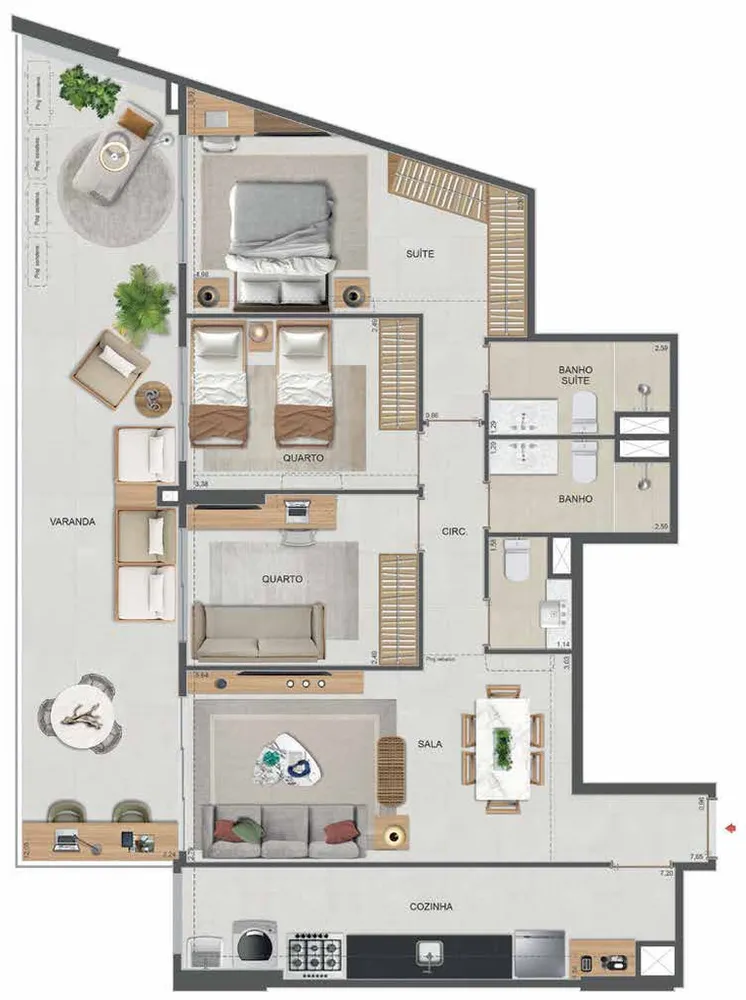 Cobertura, 2 quartos, 110 m² - Foto 65