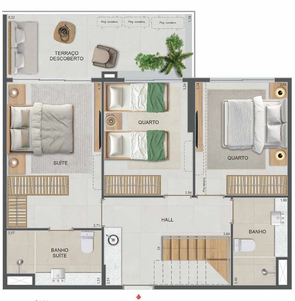 Cobertura, 2 quartos, 110 m² - Foto 66