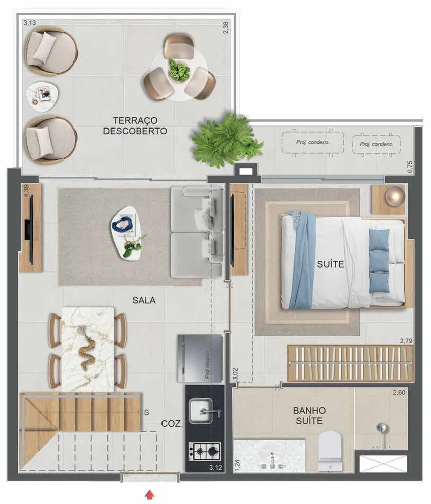 Cobertura, 2 quartos, 110 m² - Foto 39