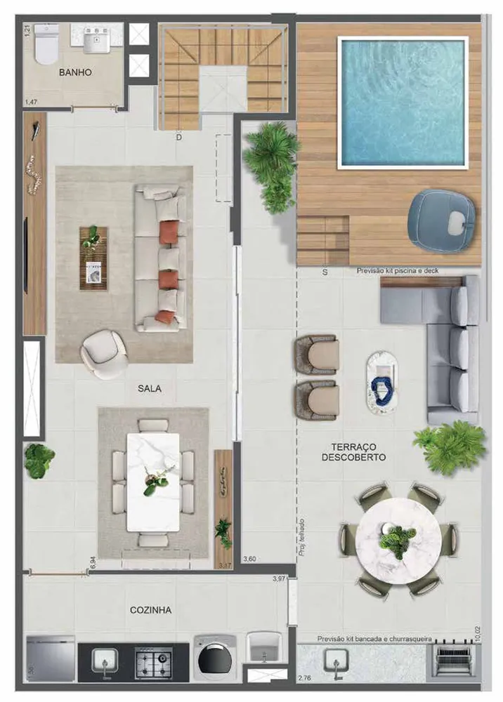Cobertura, 2 quartos, 110 m² - Foto 85