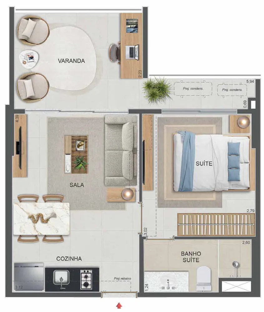 Cobertura, 2 quartos, 110 m² - Foto 32