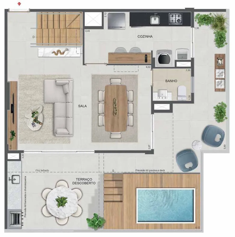 Cobertura, 2 quartos, 110 m² - Foto 99