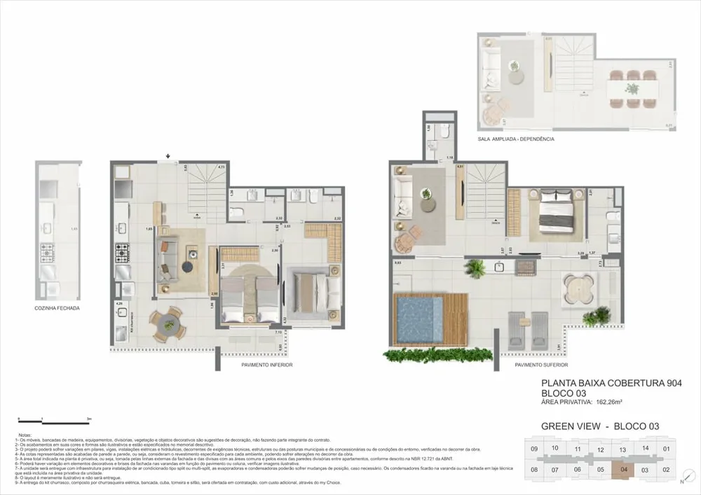 Cobertura, 3 quartos, 152 m² - Foto 94