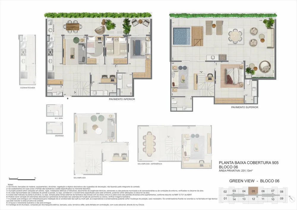 Apartamento, 2 quartos, 103 m² - Foto 100