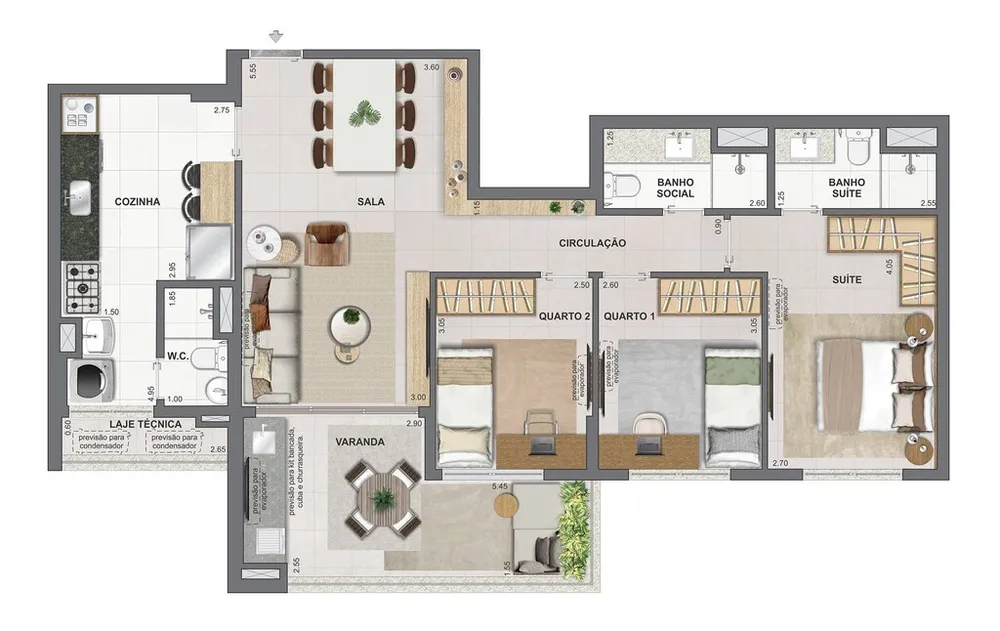 Apartamento, 3 quartos, 95 m² - Foto 45