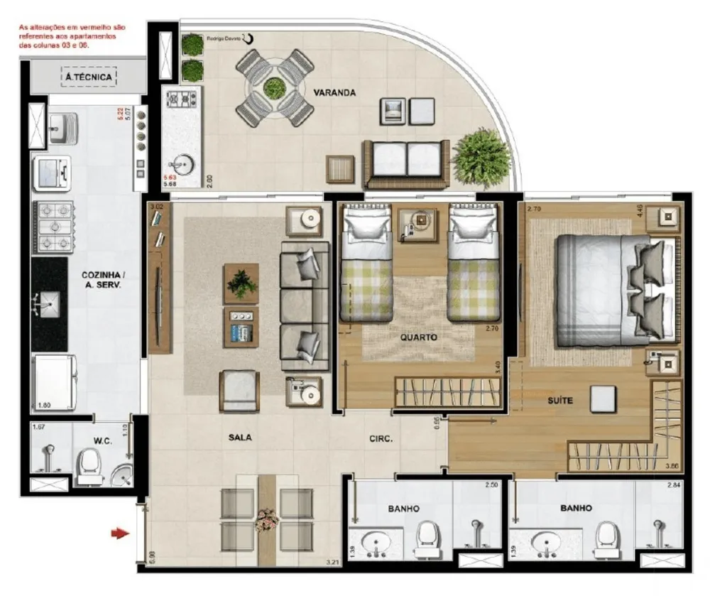 Apartamento, 3 quartos, 80 m² - Foto 24