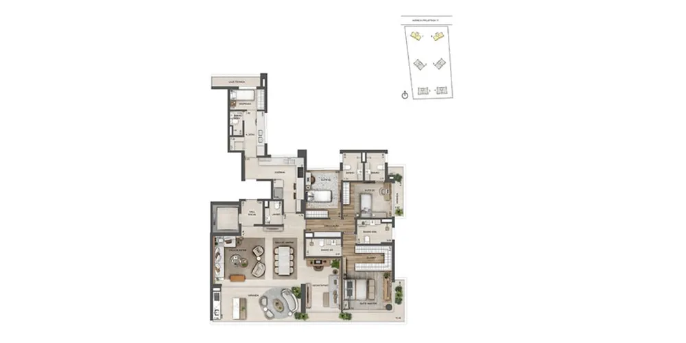 Apartamento, 4 quartos, 231 m² - Foto 52