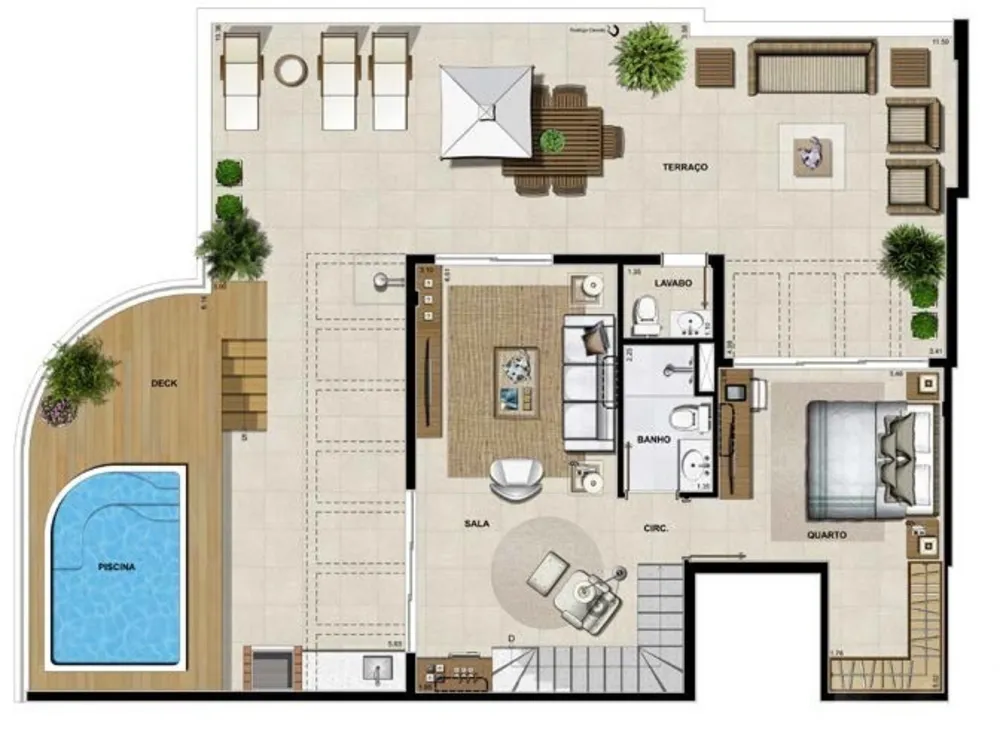 Cobertura, 5 quartos, 117 m² - Foto 44