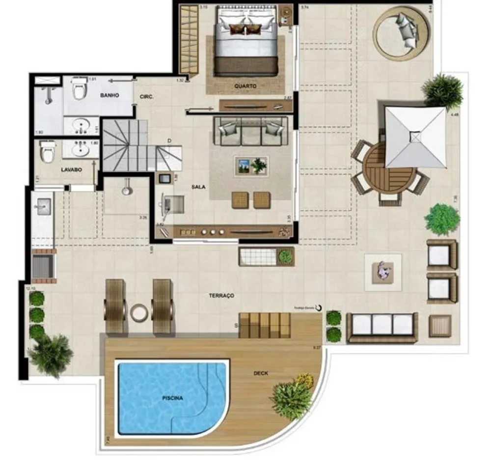 Cobertura, 5 quartos, 117 m² - Foto 36