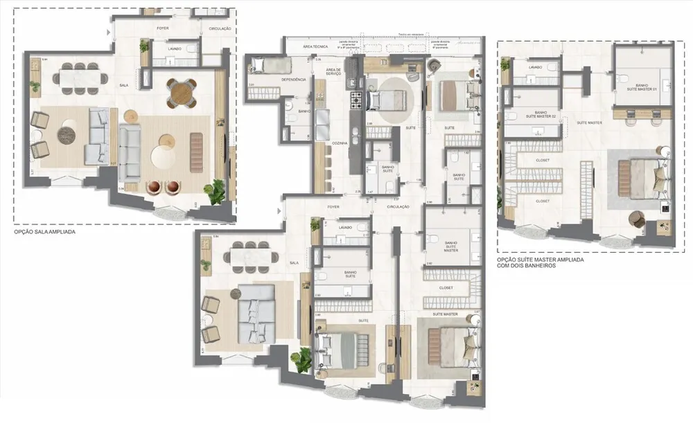 Apartamento, 4 quartos, 211 m² - Foto 70