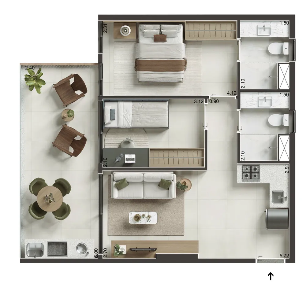 Apartamento, 1 quarto, 30 m² - Foto 34